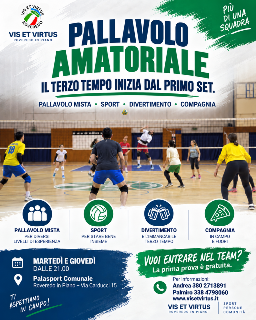 PALLAVOLO AMATORIALE A ROVEREDO